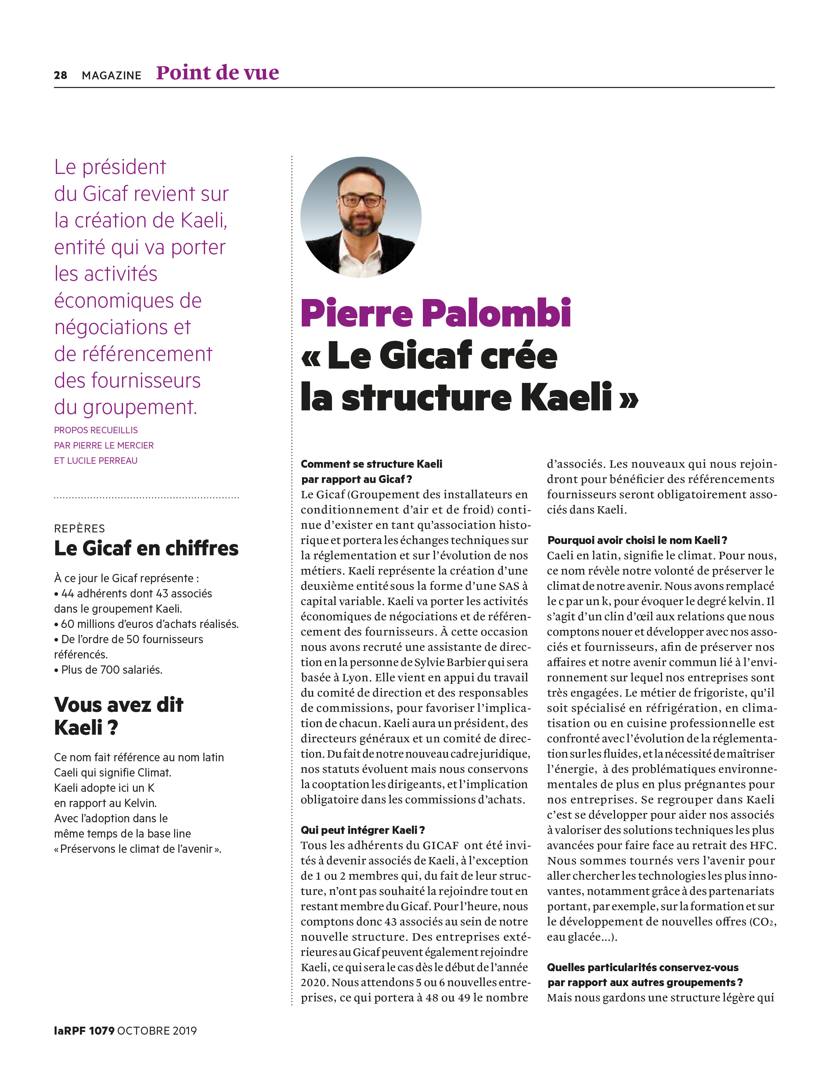 Article La RPF - KAELI 